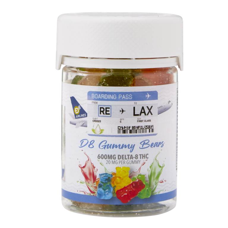 Delta-8 THC Gummies - D8 Gummy Bears - RE-LAX CBD, LLC